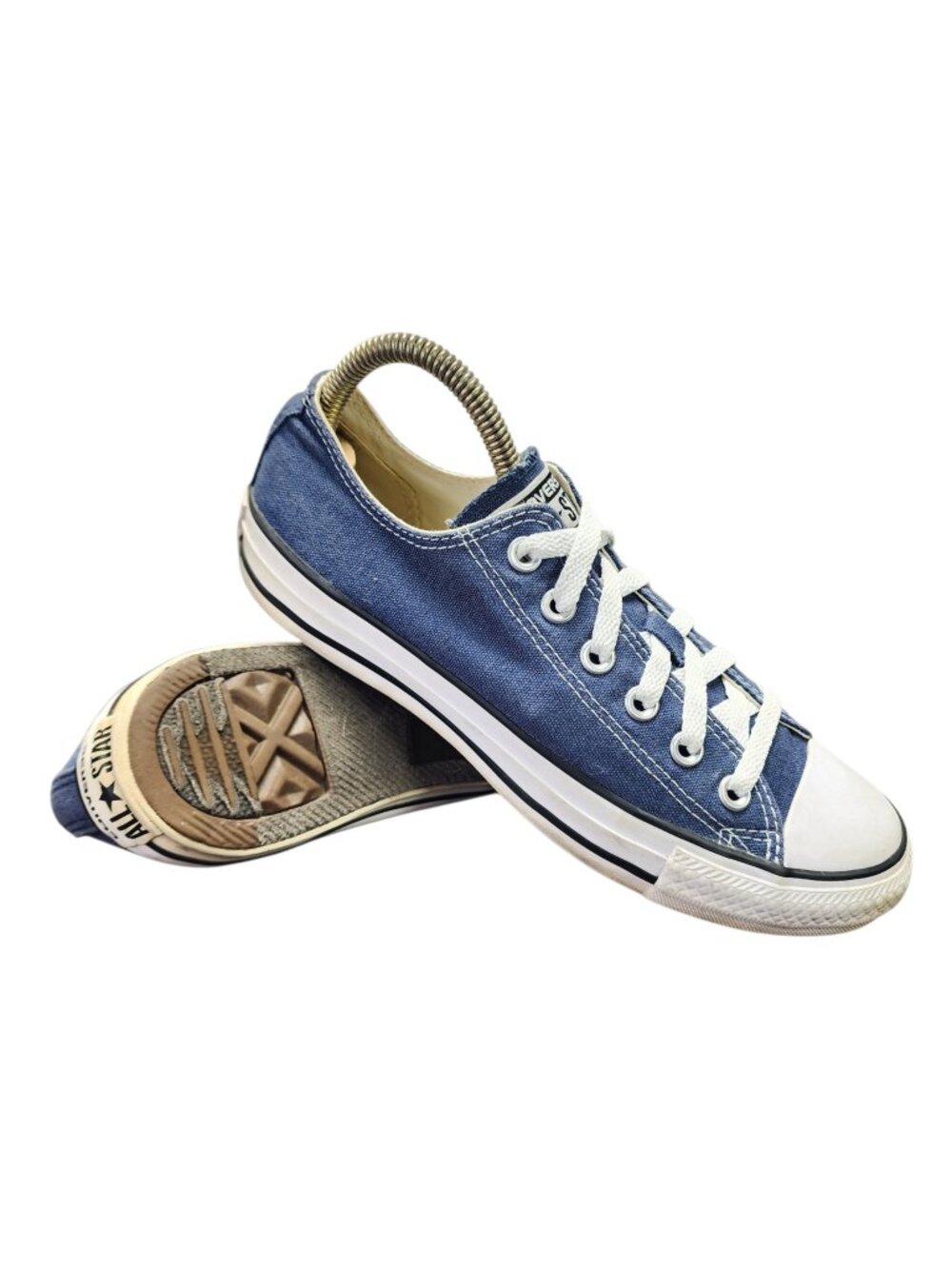 Converse Chuck Taylor Classic Sneakers All Star Low Top Blue Size M6 W8 Shoes